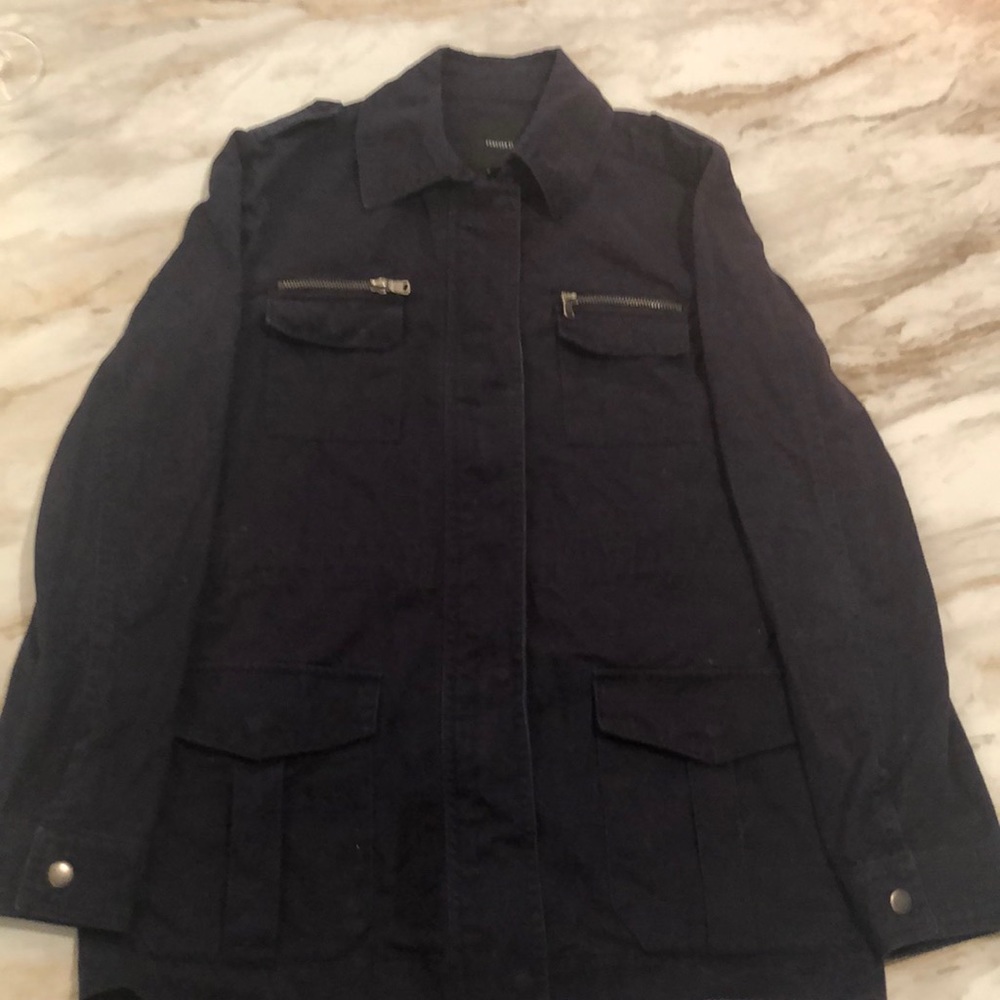 “I’m not sorry” Forever 21 Navy jacket
